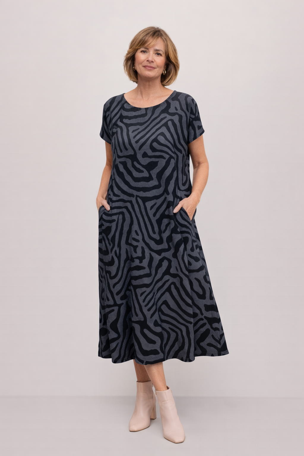 The Dacey Dress - Dark Blue