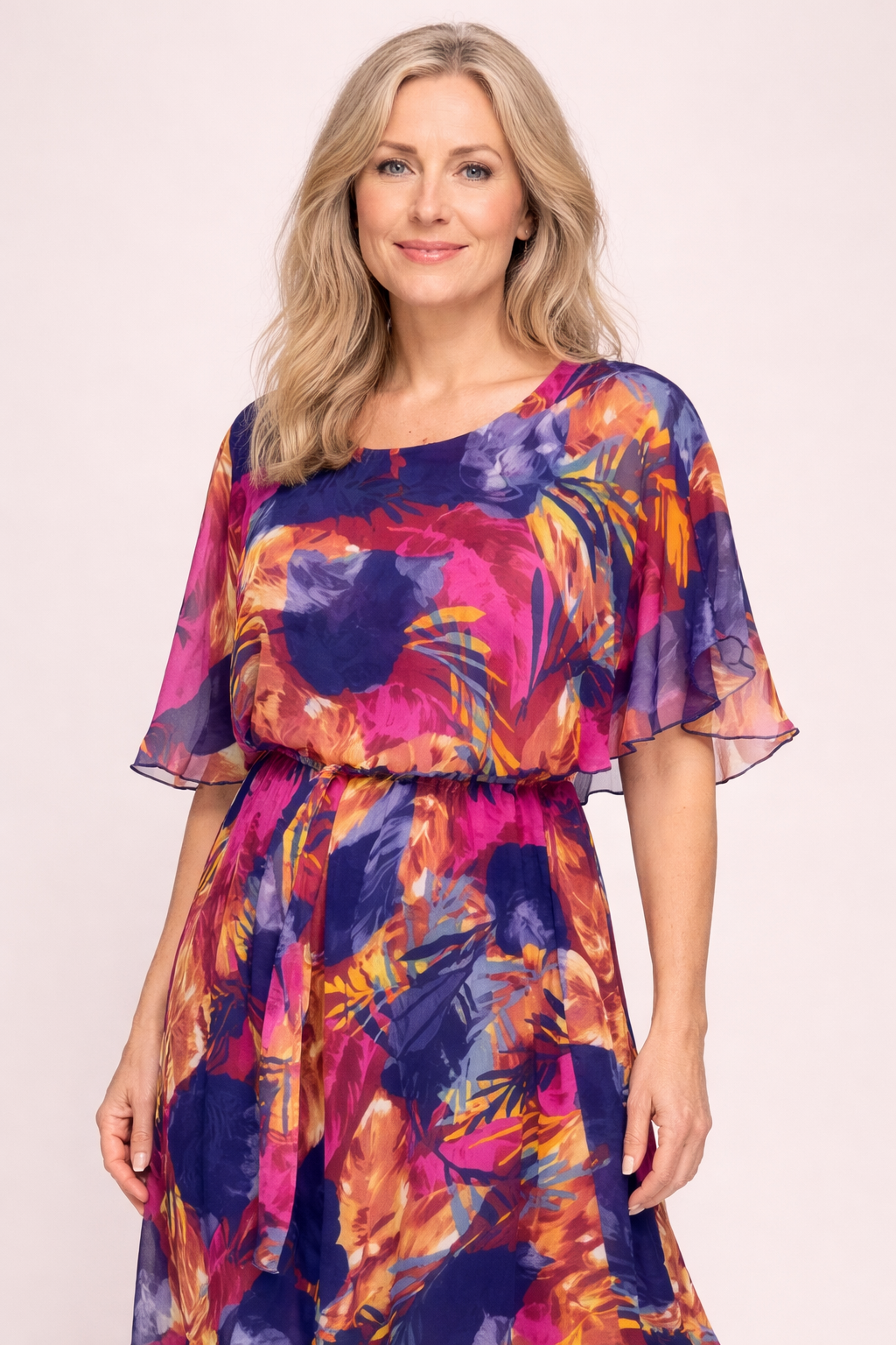 The Dacey Dress - Leaves