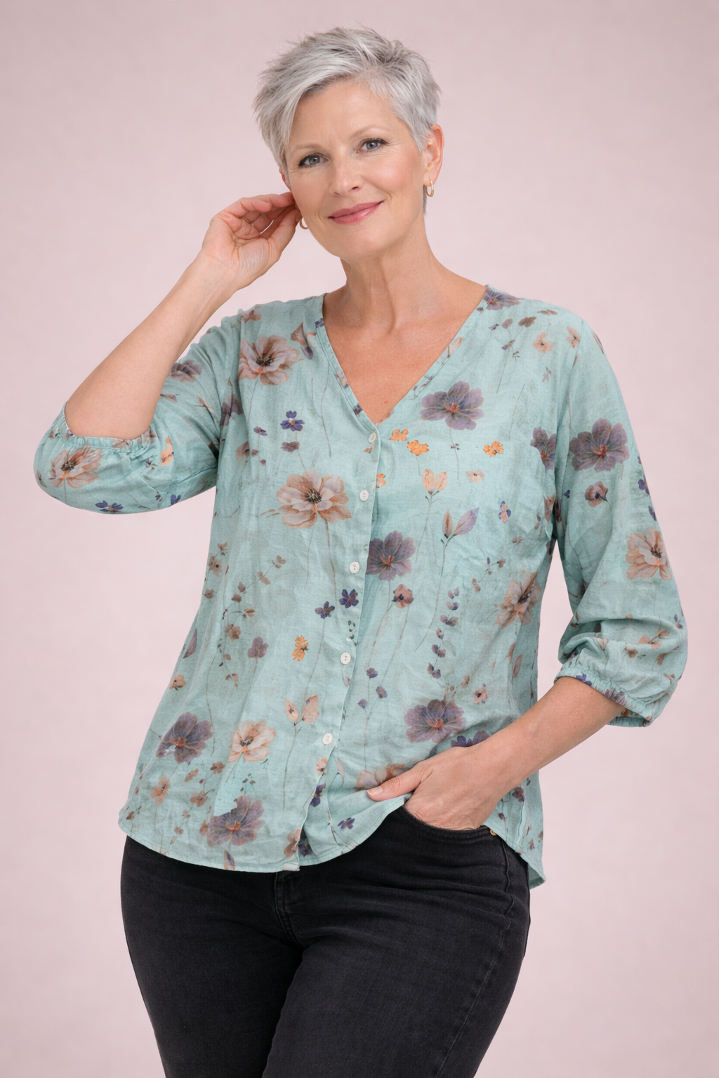 Spring Blouse - Flowers