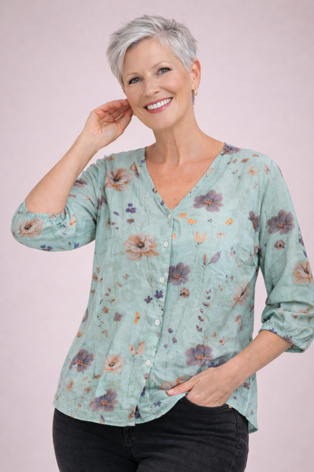 Spring Blouse - Flowers