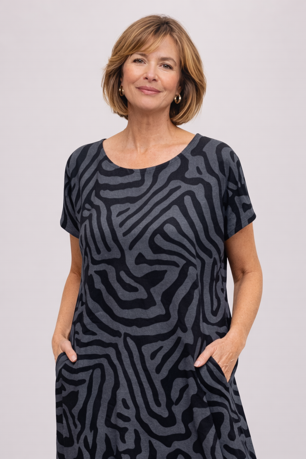 The Dacey Dress - Dark Blue