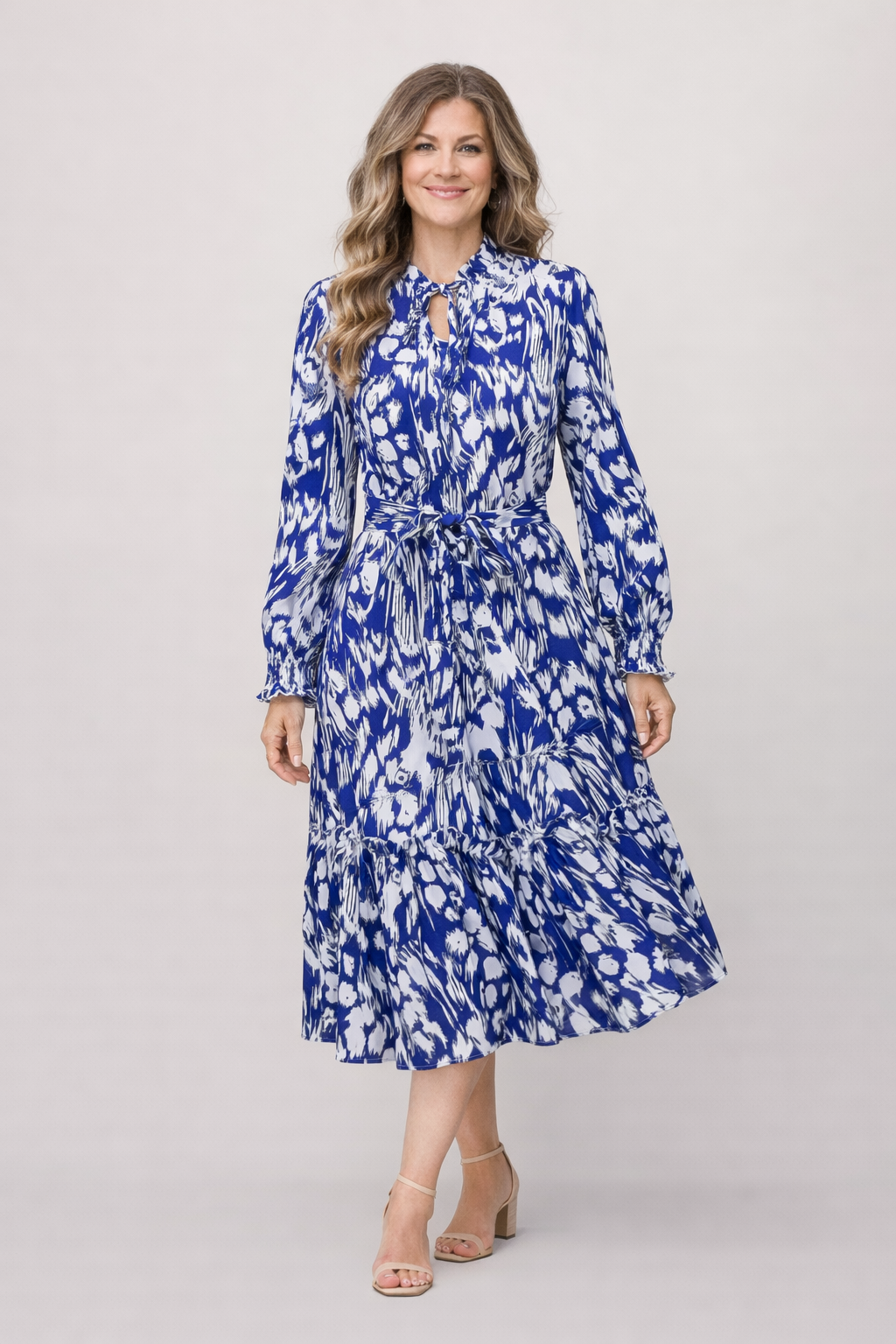 The Olivia Classic - Flower Blue