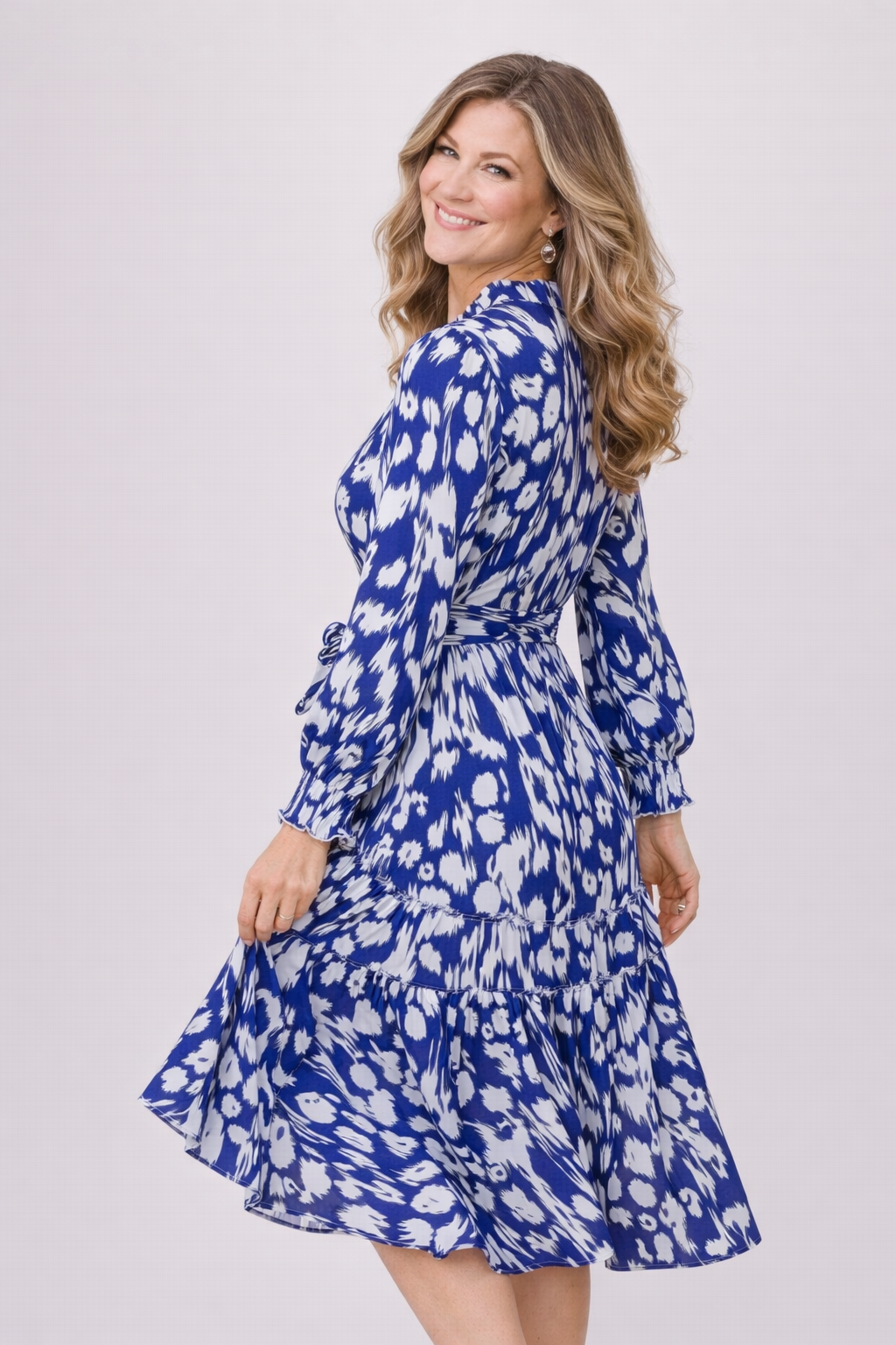 The Olivia Classic - Flower Blue